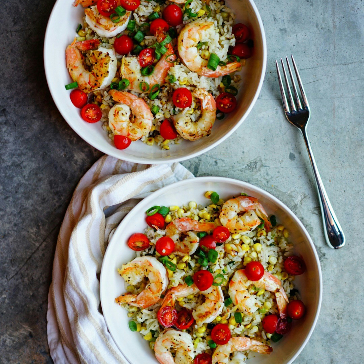 Citrusy Shrimp and Rice Bowls with Fresh Veggies - Killerspice