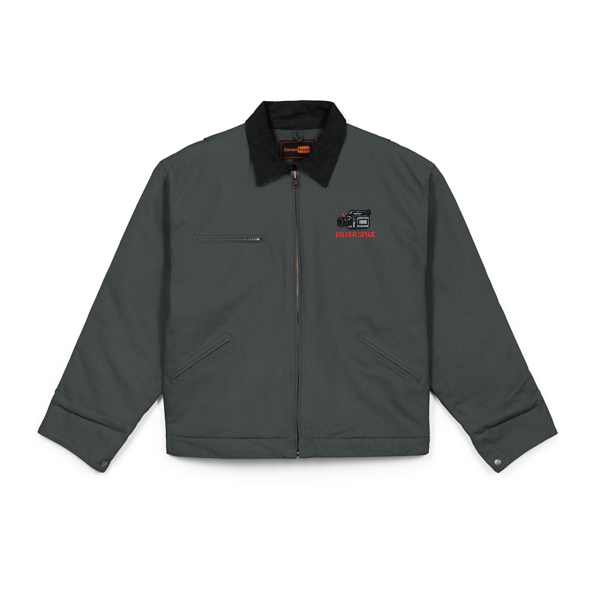 CornerStone® Unisex Duck Cloth Work Jacket (Embroidery)