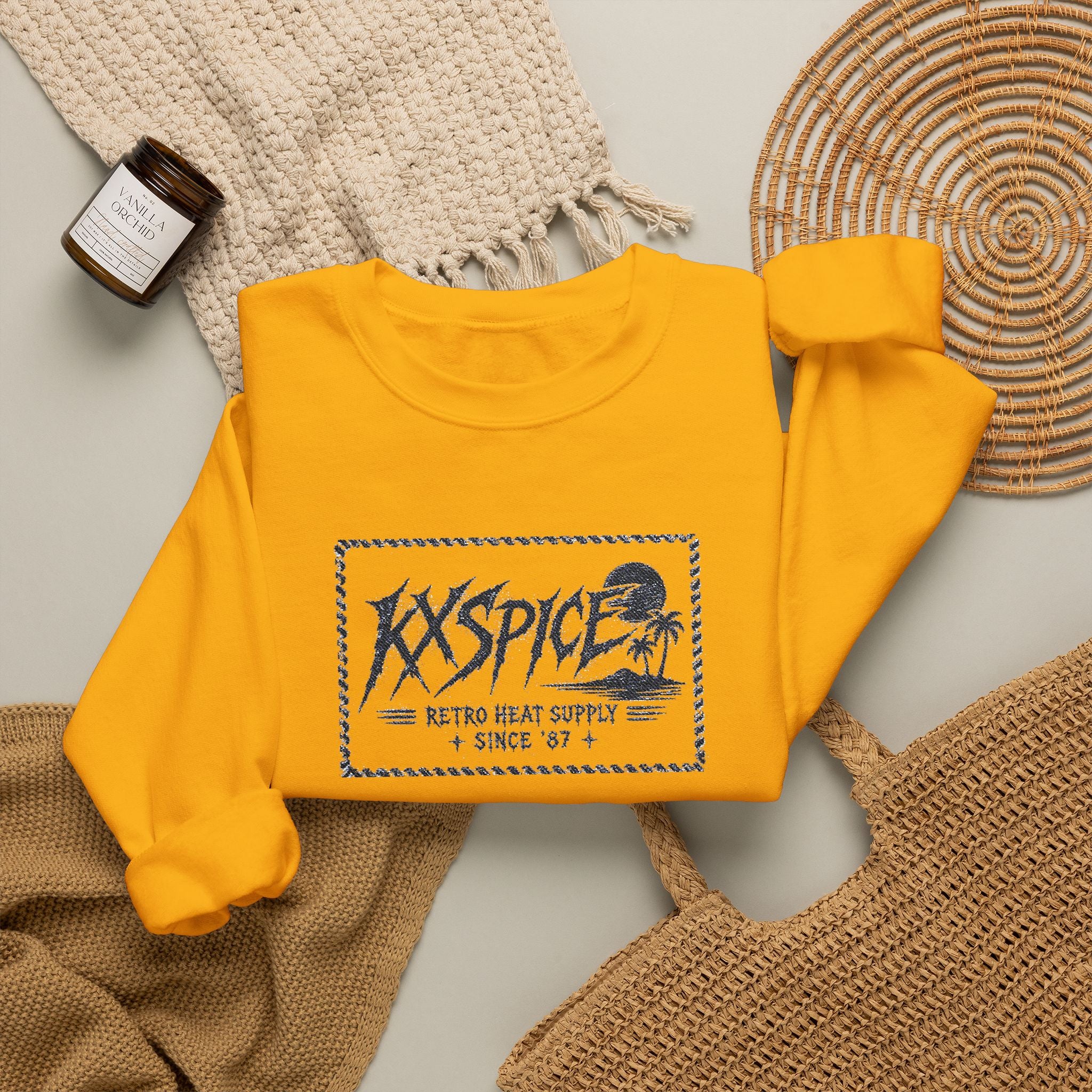 Kxspice Retro Logo Crewneck Sweatshirt