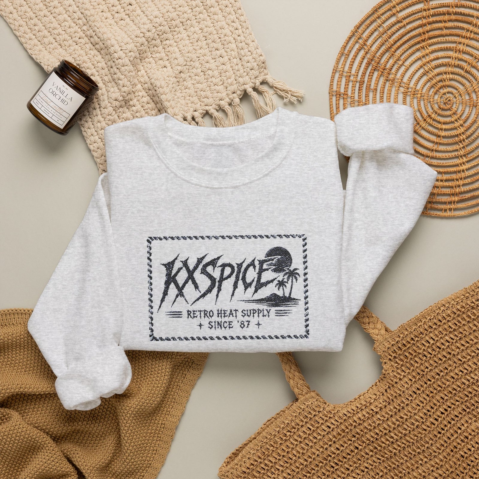Kxspice Retro Logo Crewneck Sweatshirt