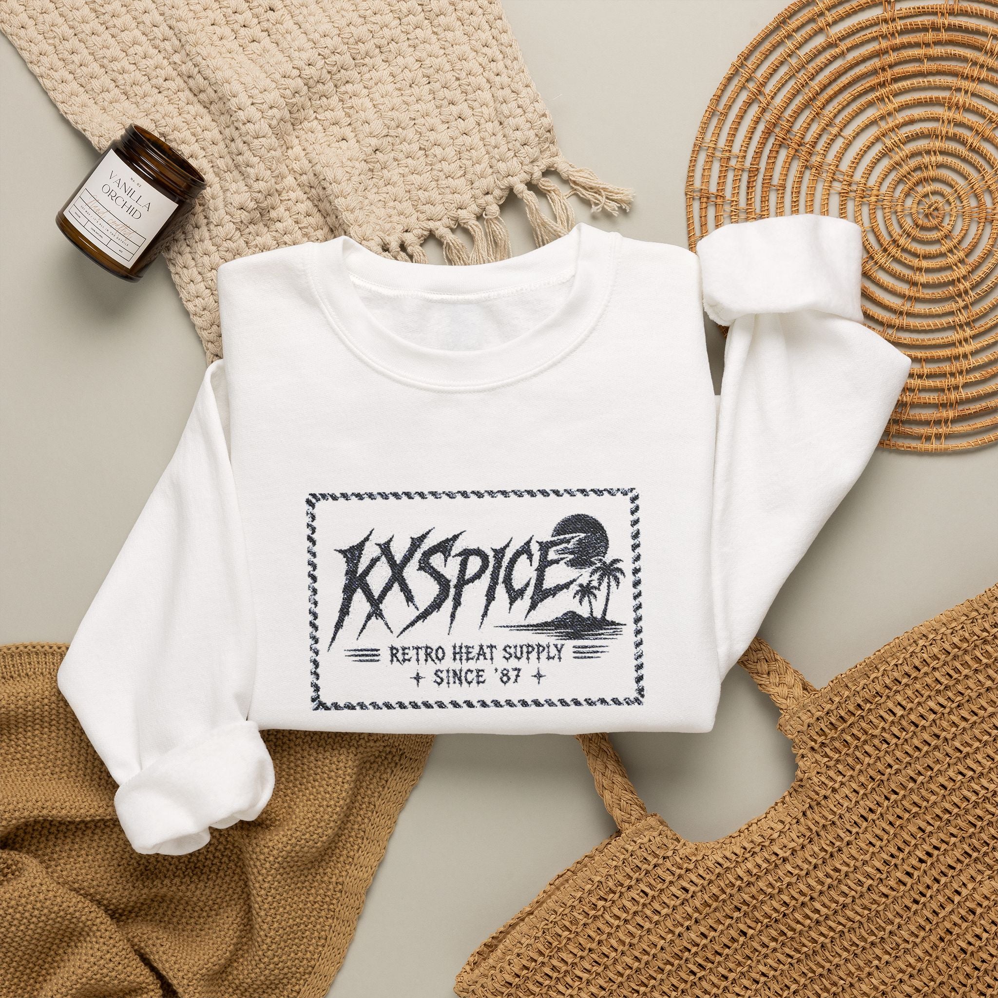 Kxspice Retro Logo Crewneck Sweatshirt