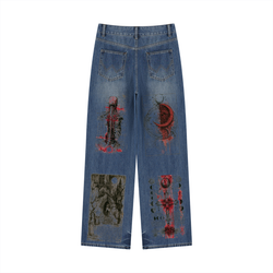 Women’s Vintage Wash Wide Leg Jeans