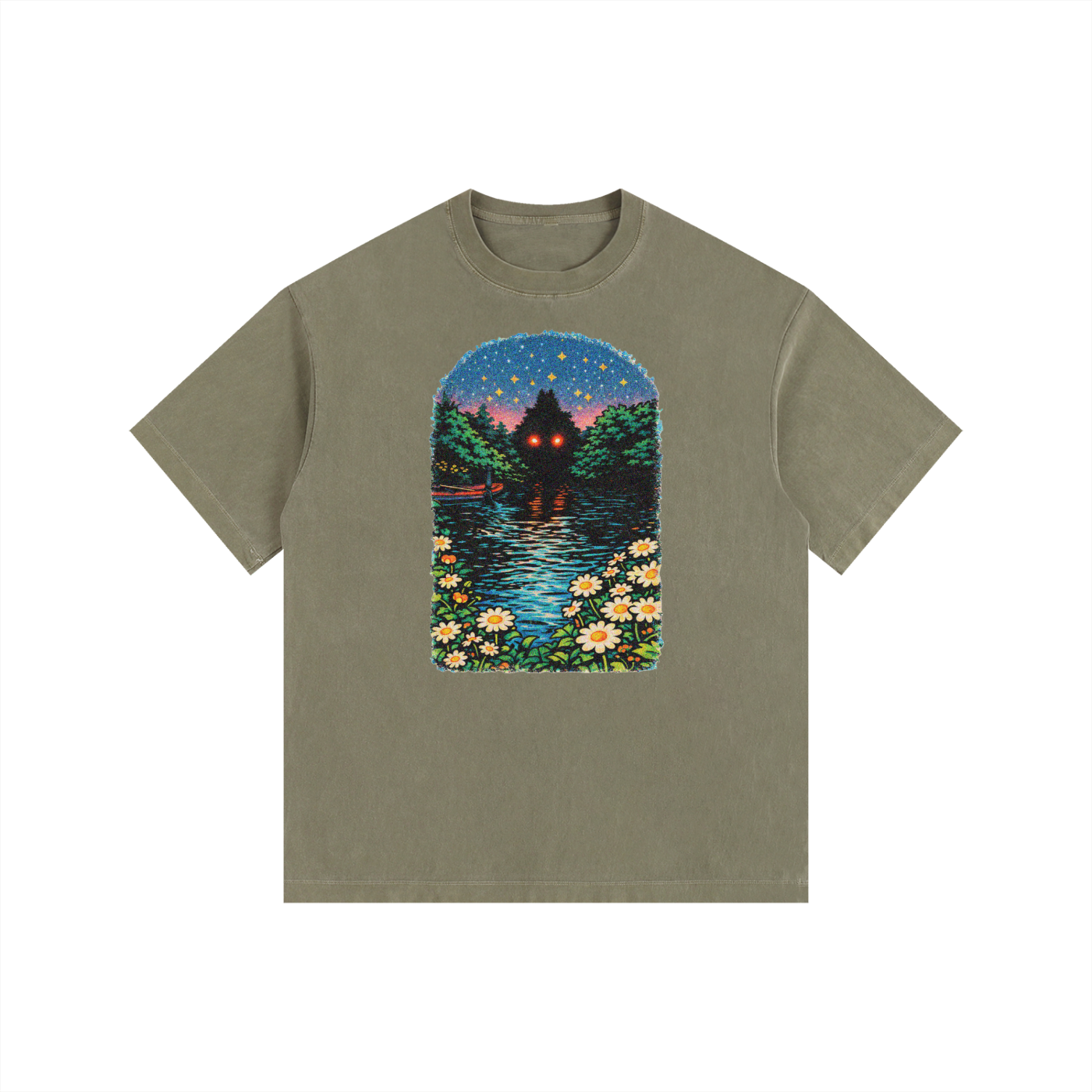 Vintage Washed Oversized Cotton T-Shirt