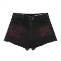 Women’s Vintage Wash High Rise Denim Shorts