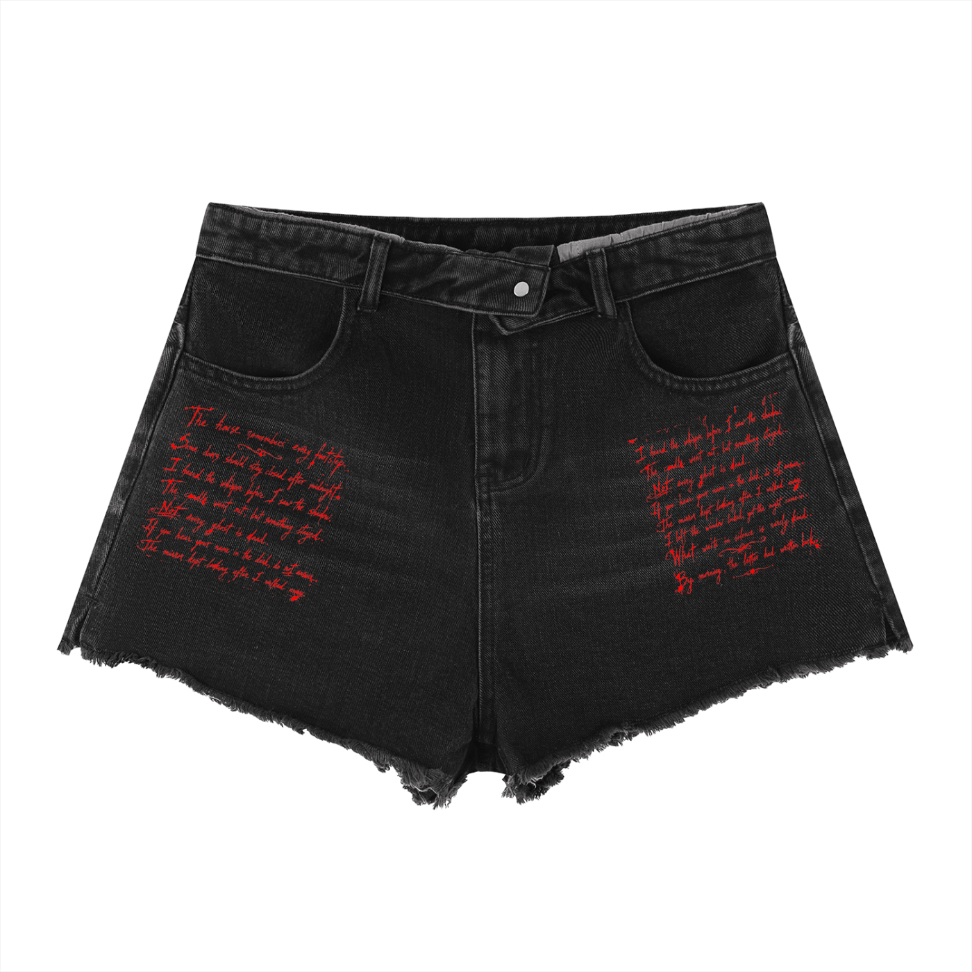 Women’s Vintage Wash High Rise Denim Shorts