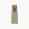 KXSPICE Death Spice Ribcage Jacquard Slip Dress