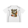Contrast Piped Panel T-Shirt