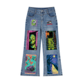 Women’s Vintage Wash Wide Leg Jeans
