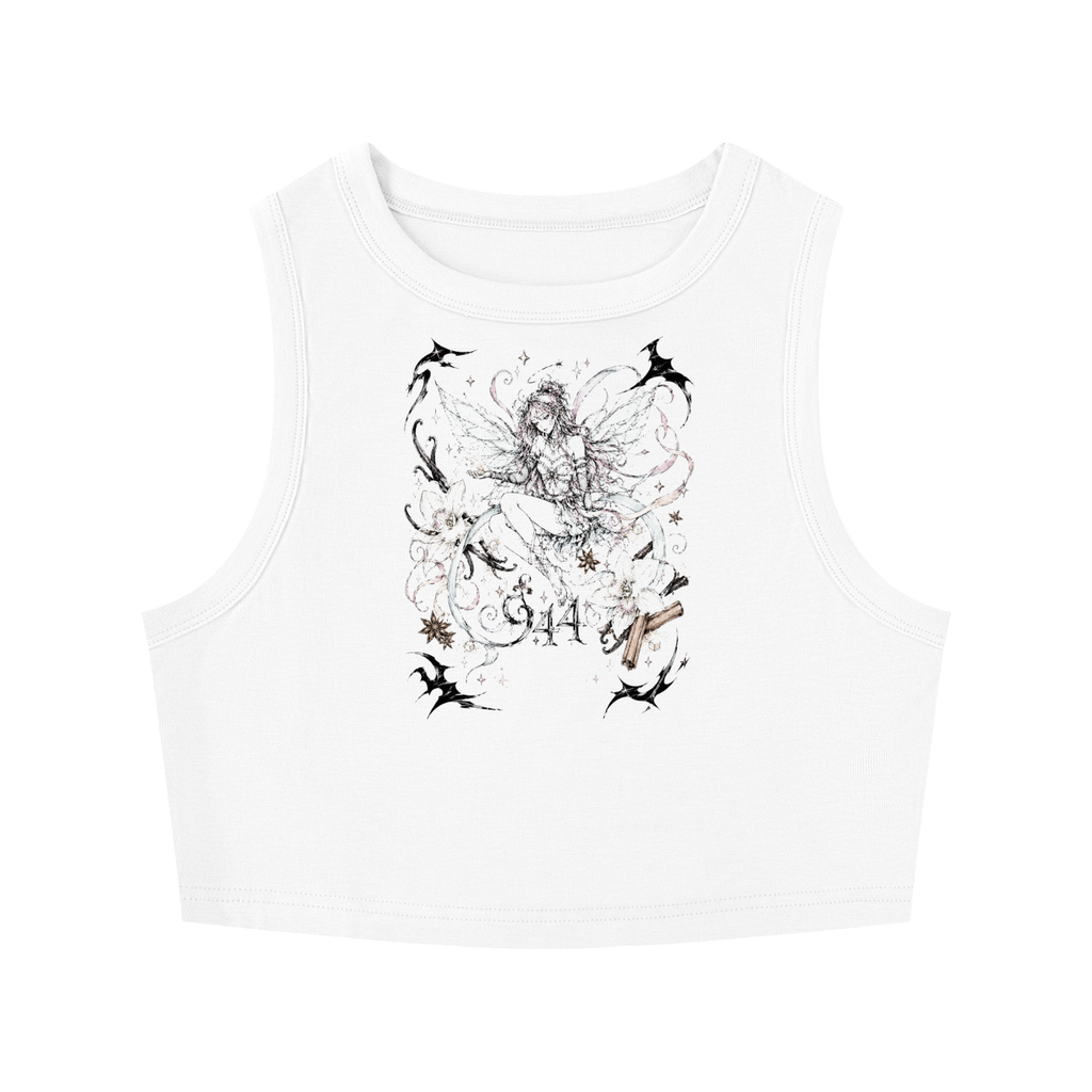 Women's Tight Crewneck Crop Tank Top
