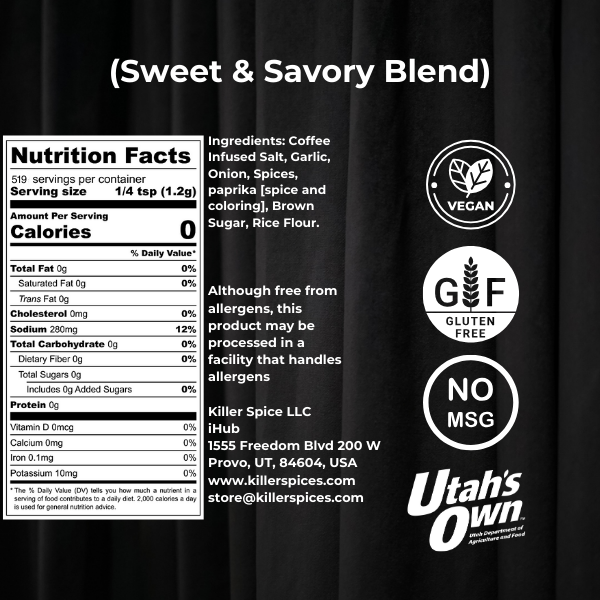 Chicken Infused Coffee Sweet and Savory Rub