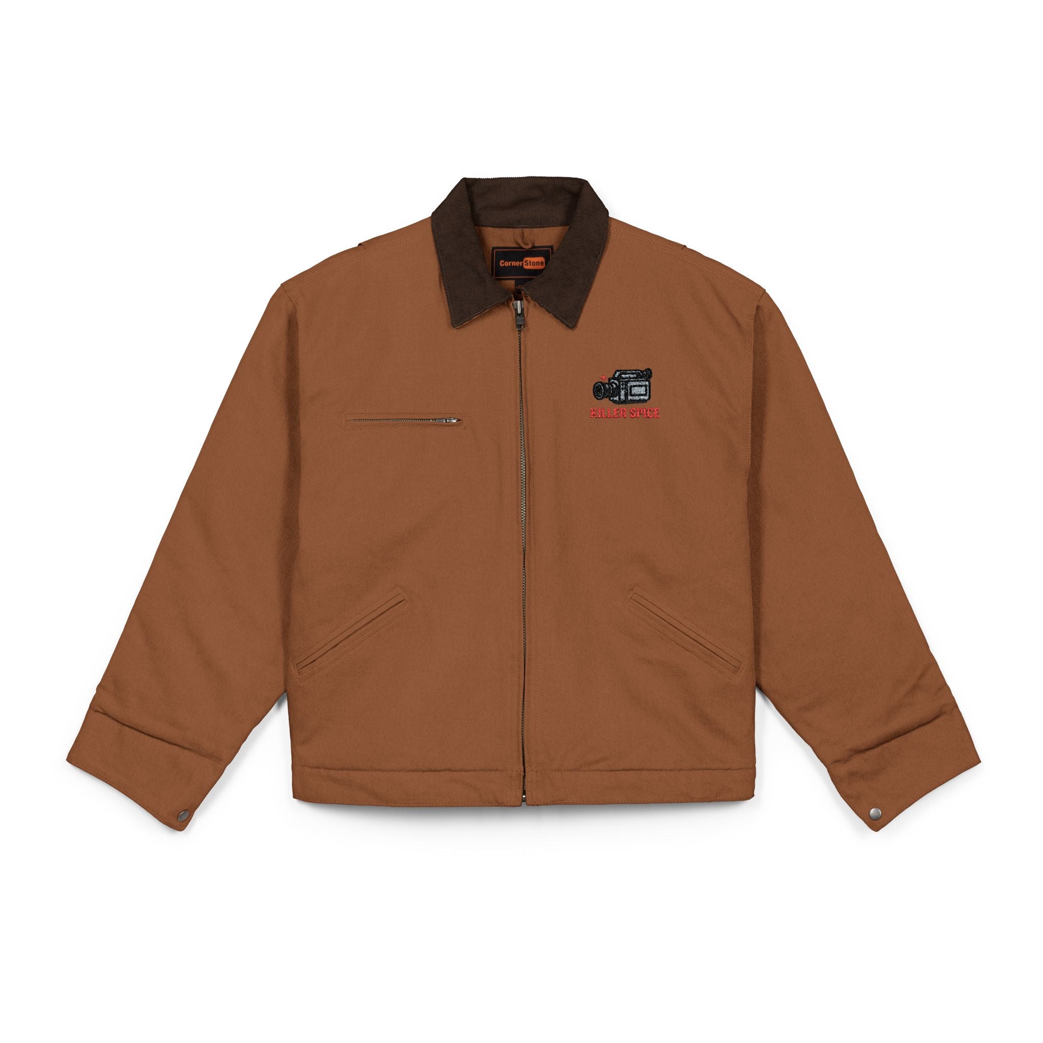 CornerStone® Unisex Duck Cloth Work Jacket (Embroidery)