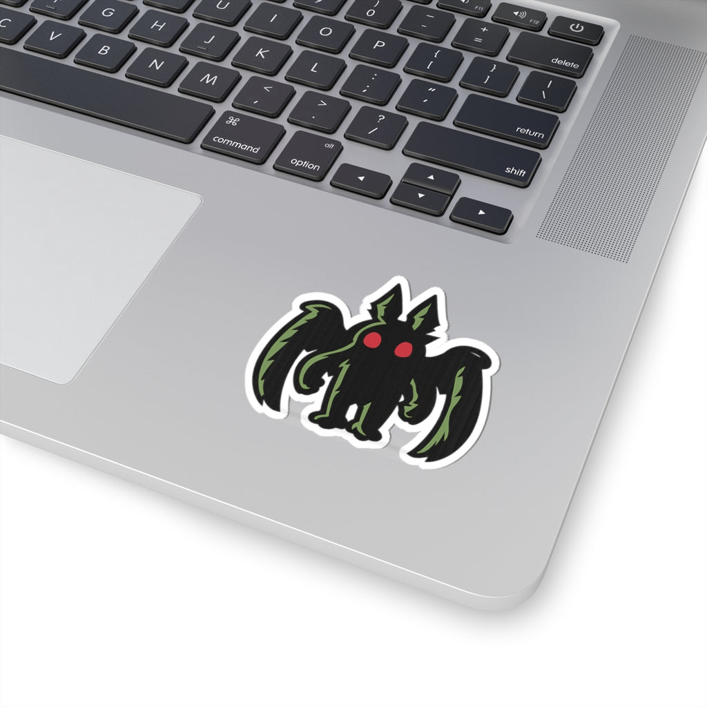 Red-Eyed Mothman Sticker Kiss Cut Sticker Red-Eyed Cryptid Laptop Decal