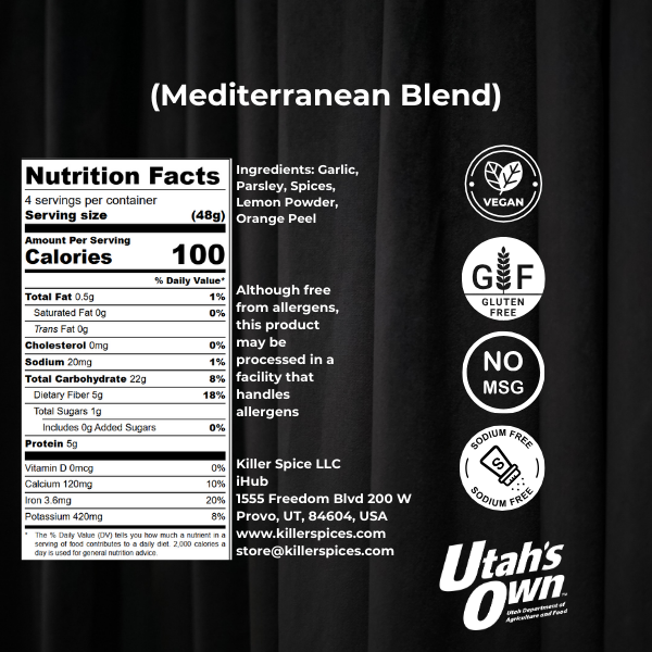 Minotaur Salt-Free Mediterranean Herb Blend