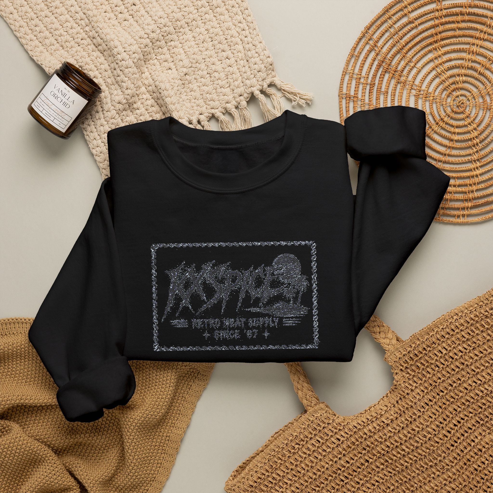 Kxspice Retro Logo Crewneck Sweatshirt
