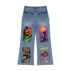 Women’s Vintage Wash Wide Leg Jeans