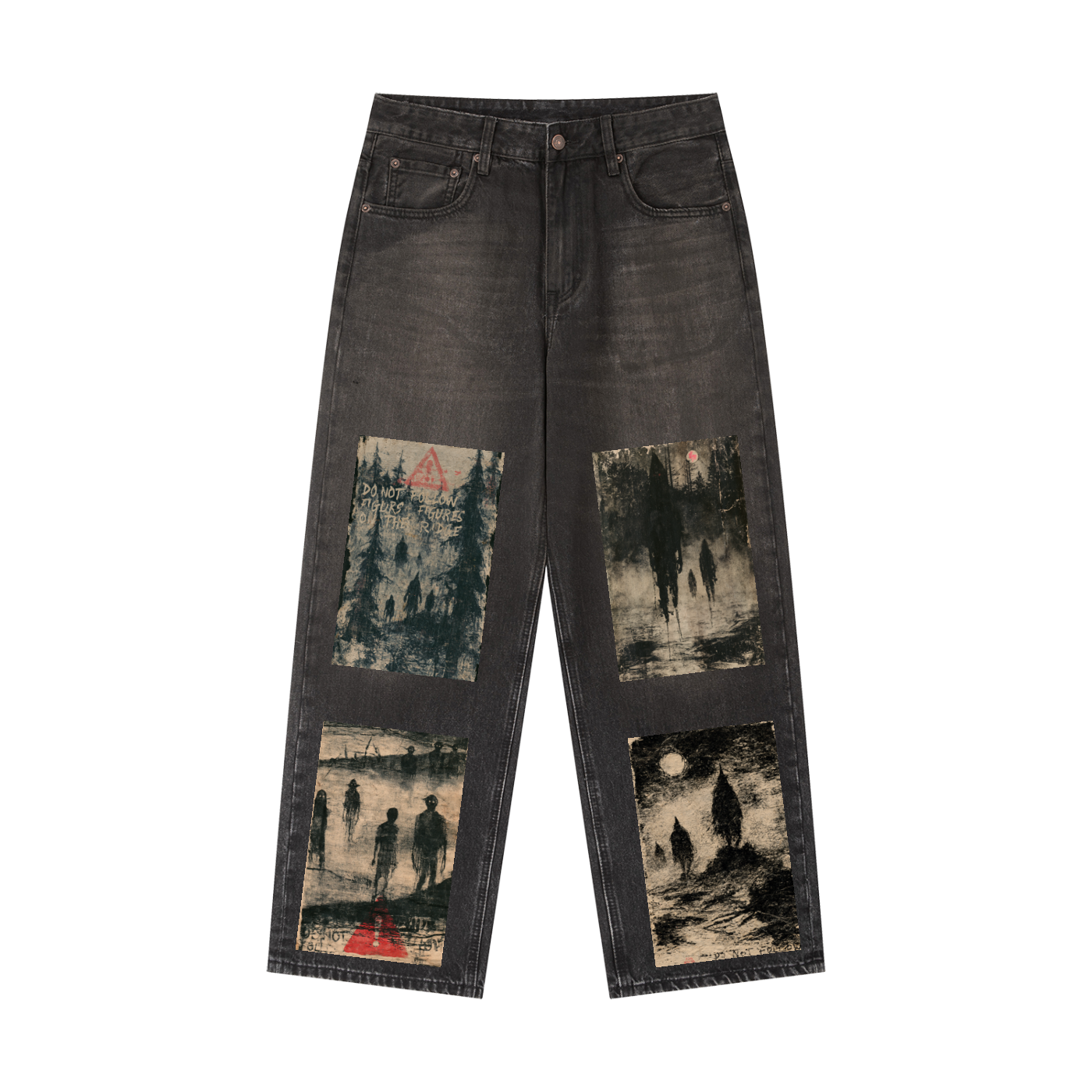 Vintage Wash Heavyweight Denim Jeans