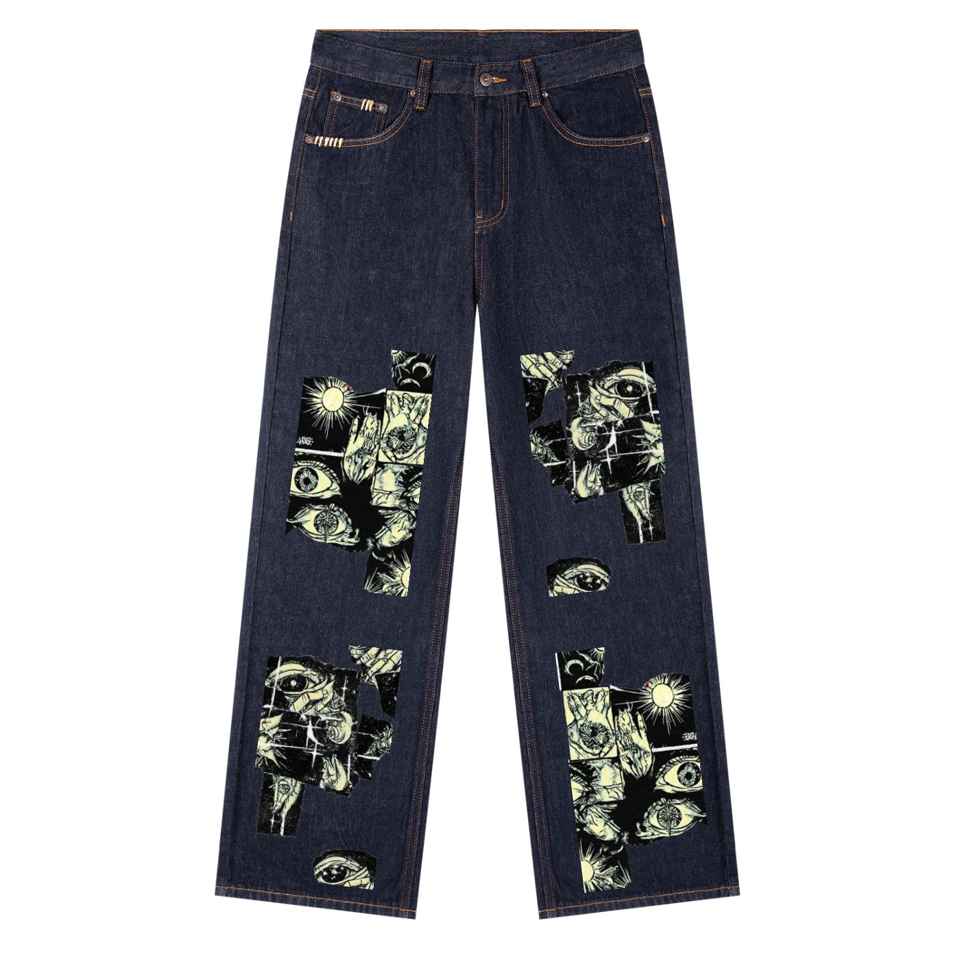 Eye Dont Lie Heavyweight Straight Leg Denim Jeans