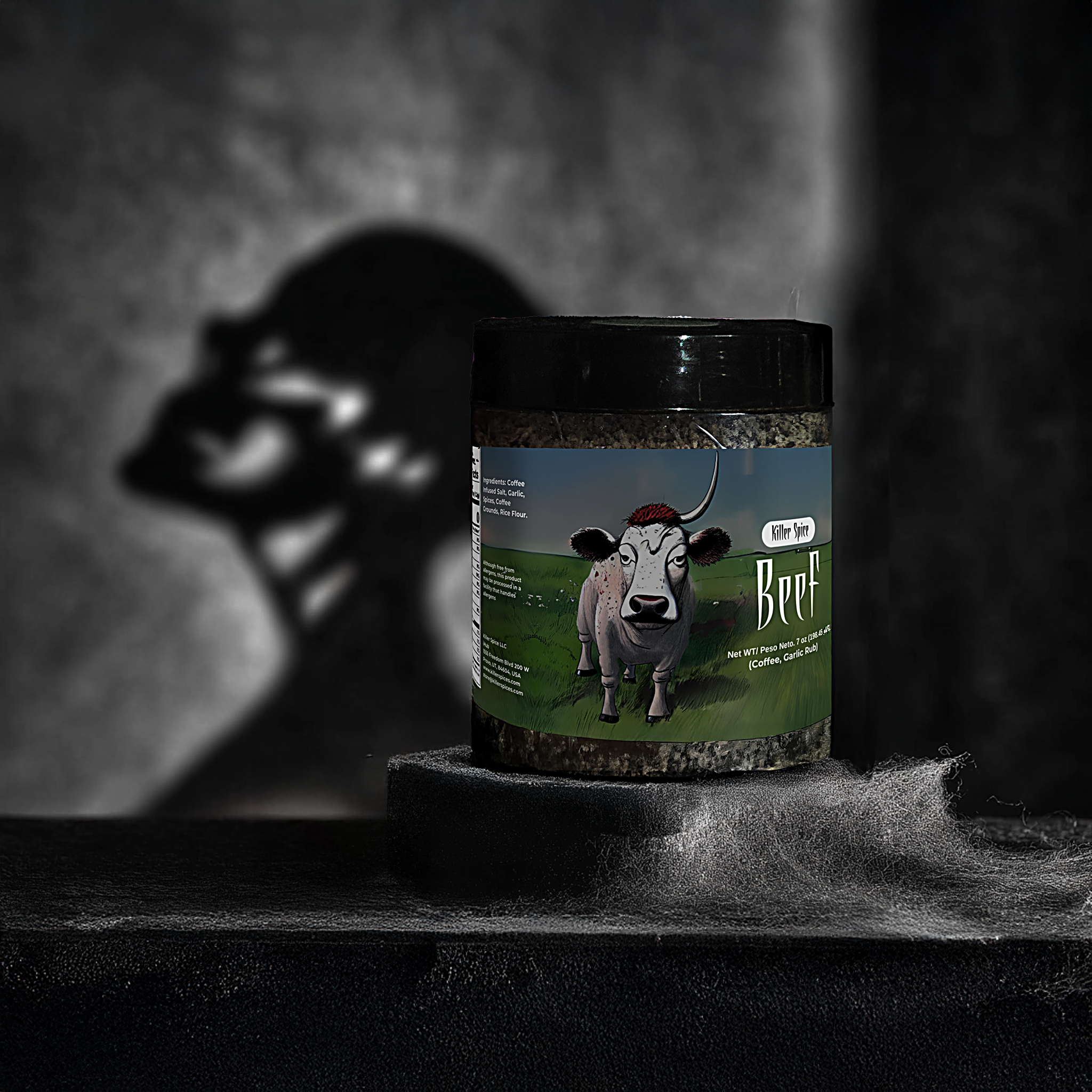 Beef Coffee Infused Garlic Rub