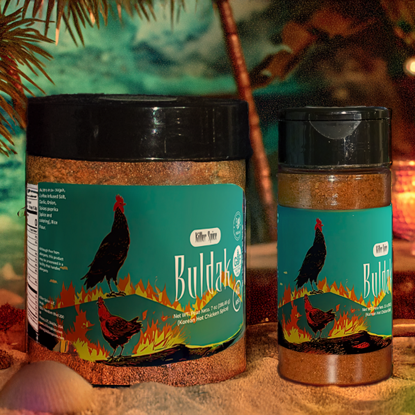 Buldak asesino (café infusionado, especias picantes coreanas para pollo)