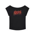 Bloodscript Wide Neck Tee - KillerspiceKiller SpiceKillerspiceBlack