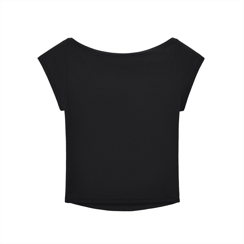 Bloodscript Wide Neck Tee - KillerspiceKiller SpiceKillerspiceBlack