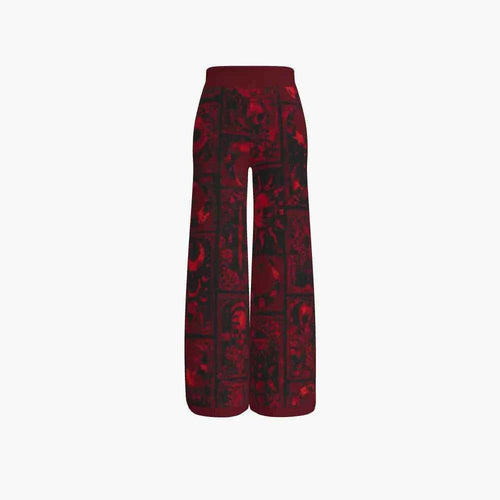 Crimson Arcana Wide Leg Pants - Killerspice