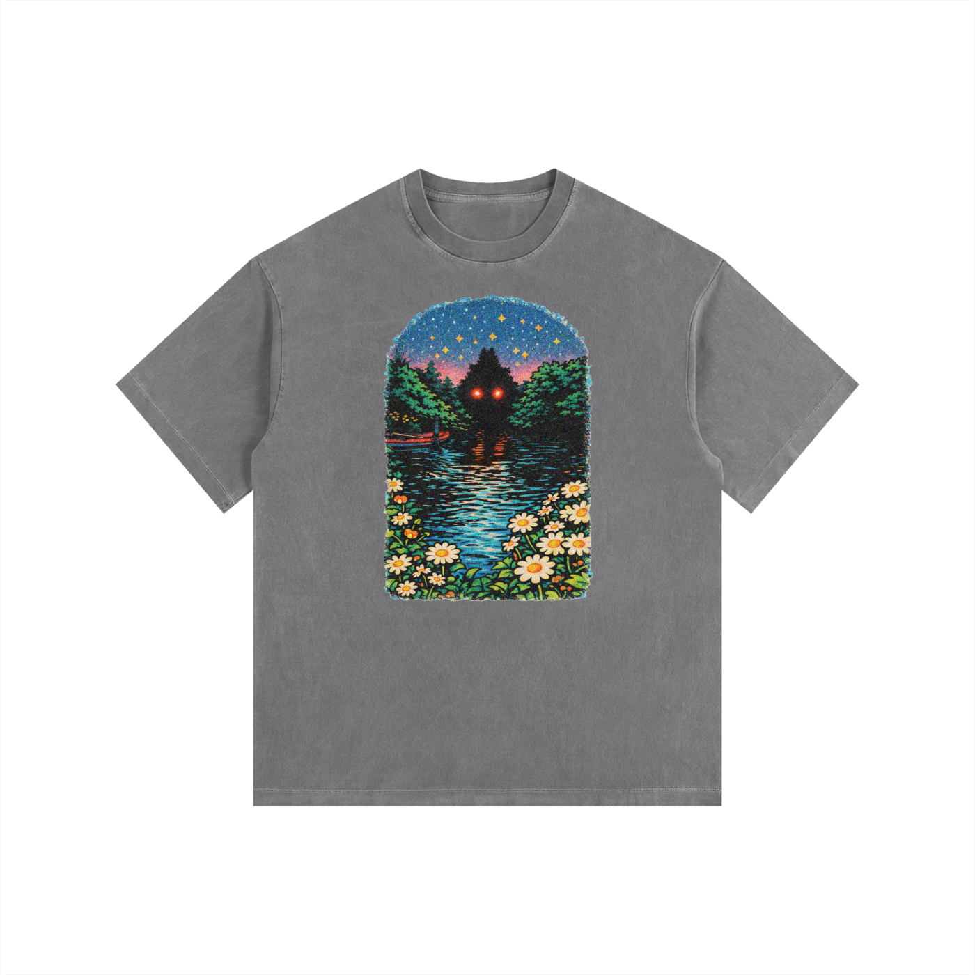 Vintage Washed Oversized Cotton T-Shirt