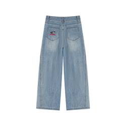Women’s Vintage Wash High Rise Wide Leg Jeans