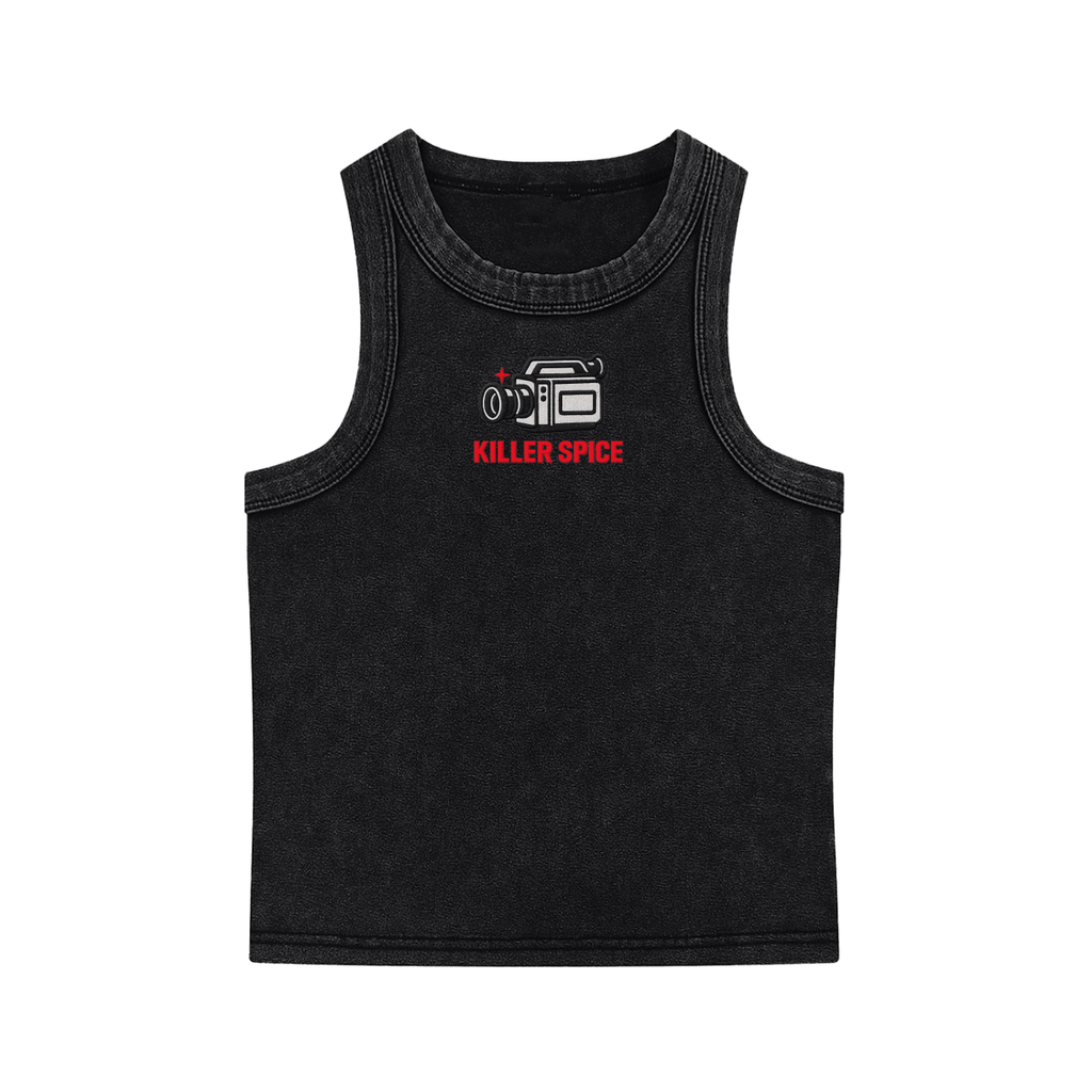 Killer Camcorder Washed Tank - KillerspiceKiller SpiceKillerspiceBlack