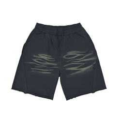 Killer Spice Flame Wash Sweat Shorts - KillerspiceKiller SpiceKillerspiceCold Gray
