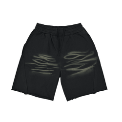 Killer Spice Flame Wash Sweat Shorts - KillerspiceKiller SpiceKillerspiceBlack