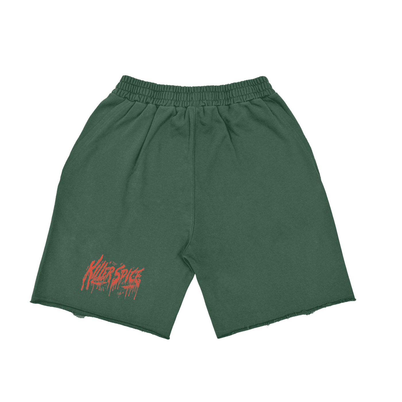 Killer Spice Flame Wash Sweat Shorts - KillerspiceKiller SpiceKillerspiceDark Green