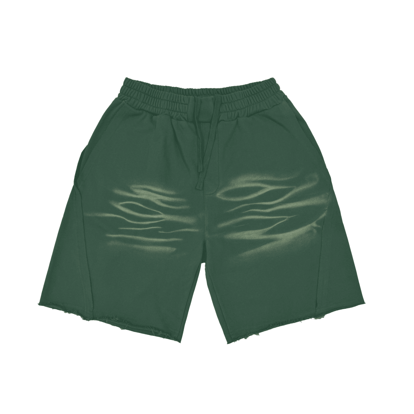 Killer Spice Flame Wash Sweat Shorts - KillerspiceKiller SpiceKillerspiceDark Green