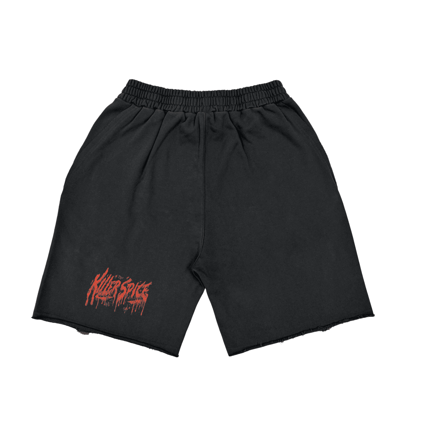 Killer Spice Flame Wash Sweat Shorts - KillerspiceKiller SpiceKillerspiceBlack