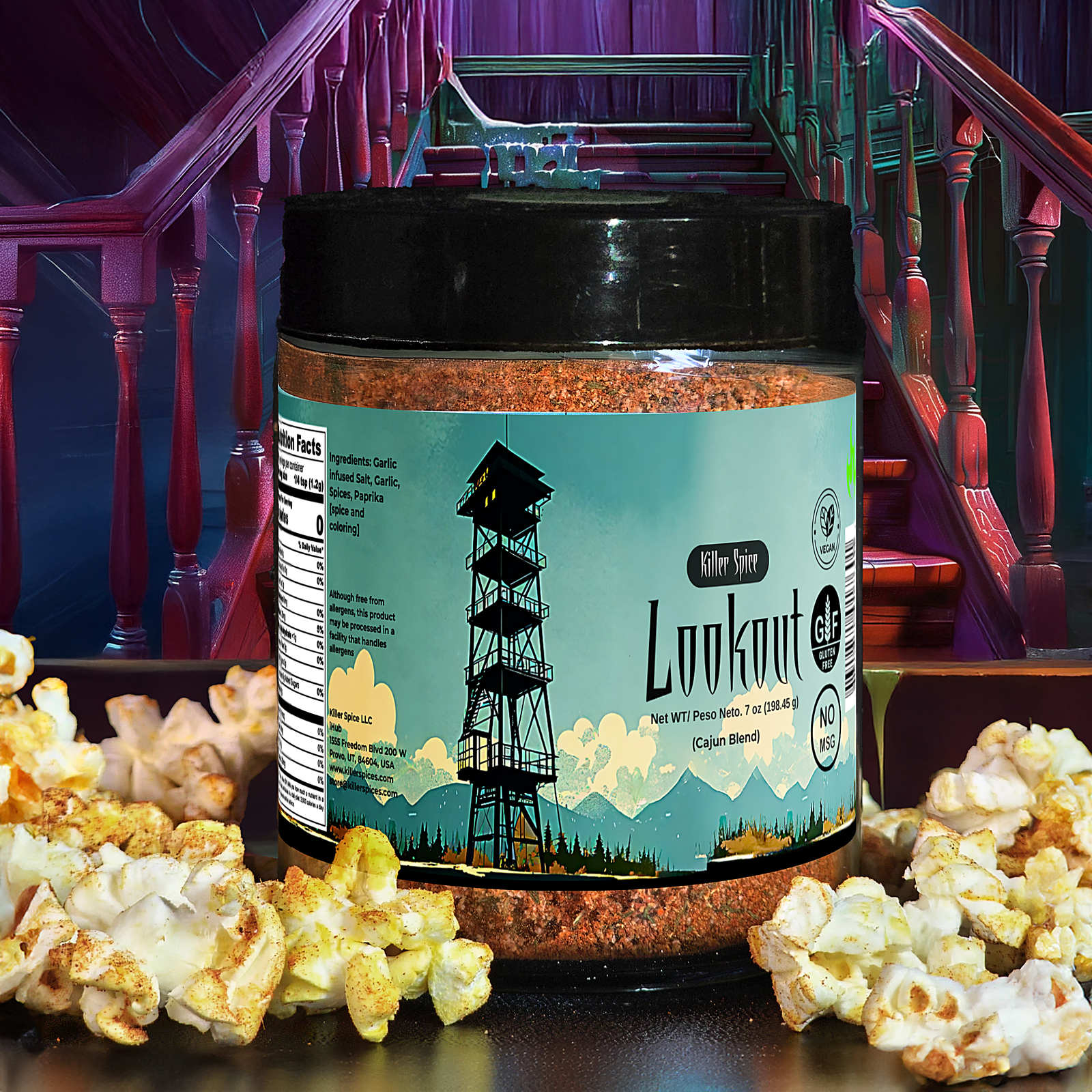 Lookout Cajun Spice Blend - Authentic Cajun Spice for Bold Flavor - Killerspice