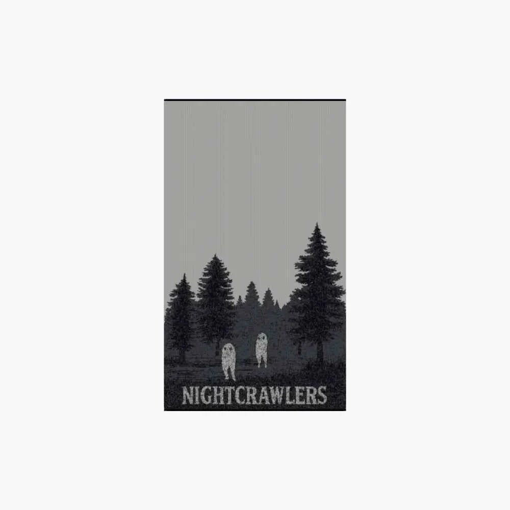 Nightcrawlers Forest Throw - Fresno Night Crawlers Merino Wool Blanket - Killerspice