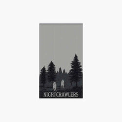 Nightcrawlers Forest Throw - Fresno Night Crawlers Merino Wool Blanket - Killerspice