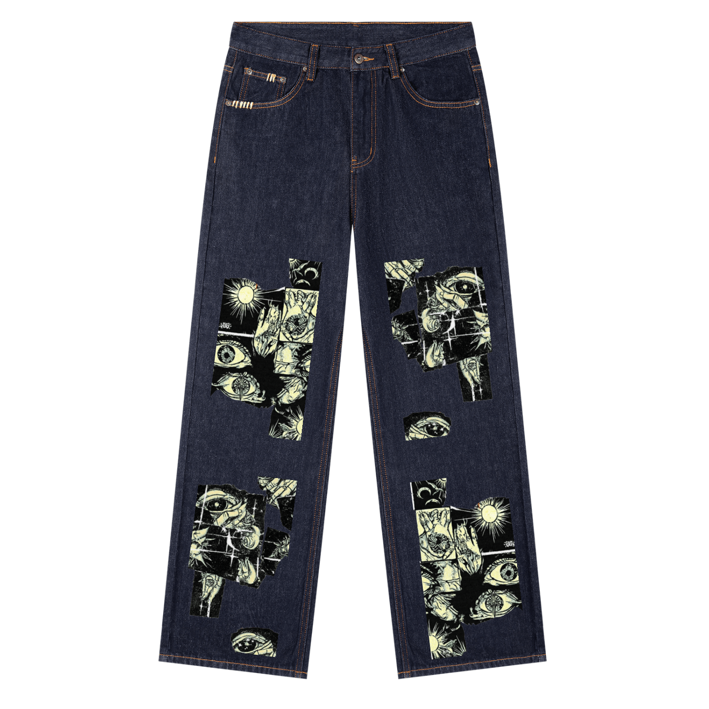 KXSPICE Paranoia Straight Leg Jeans - Killerspice