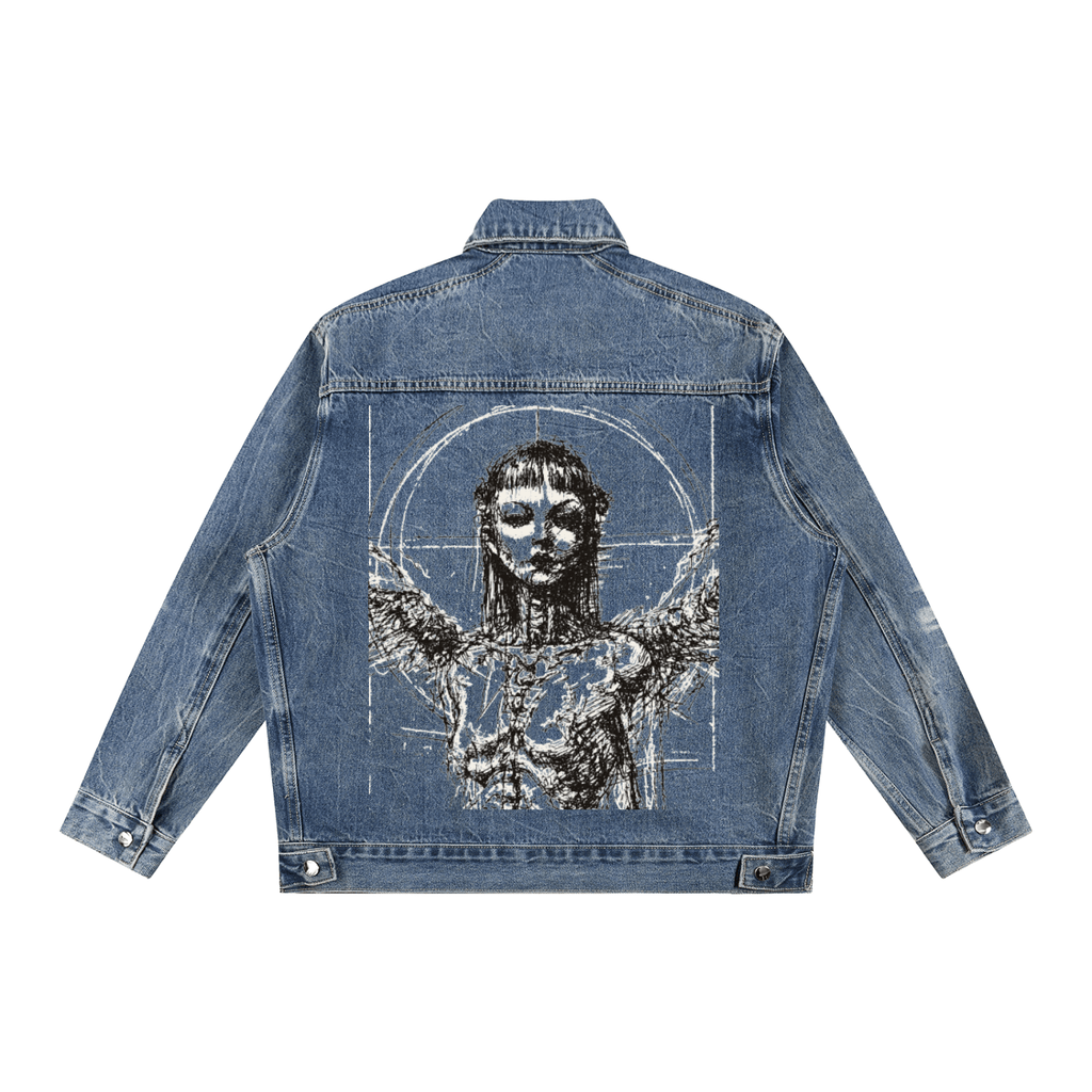 Static Saint Denim Jacket - KillerspiceKiller SpiceKillerspiceBlue