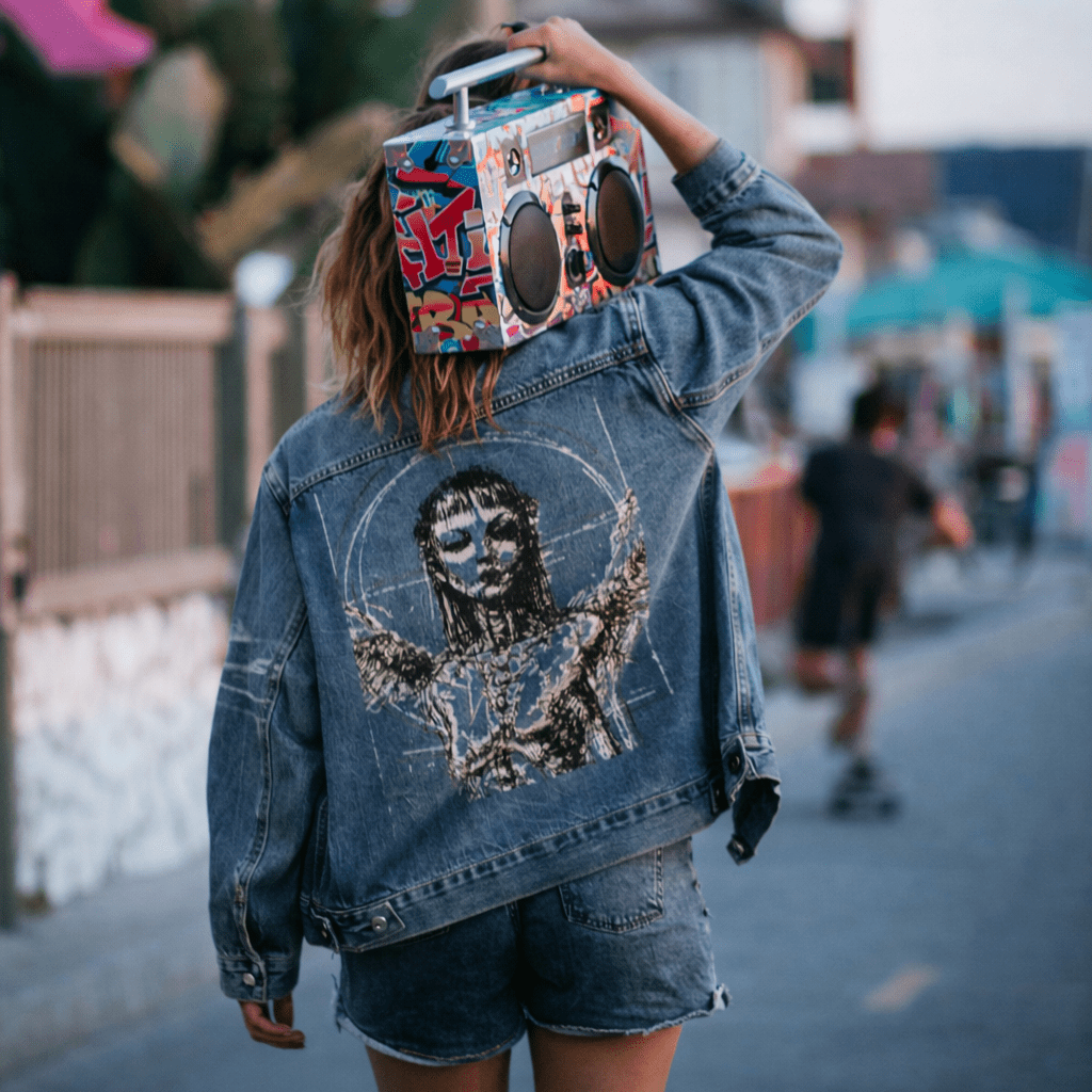 Static Saint Denim Jacket - KillerspiceKiller SpiceKillerspiceBlue