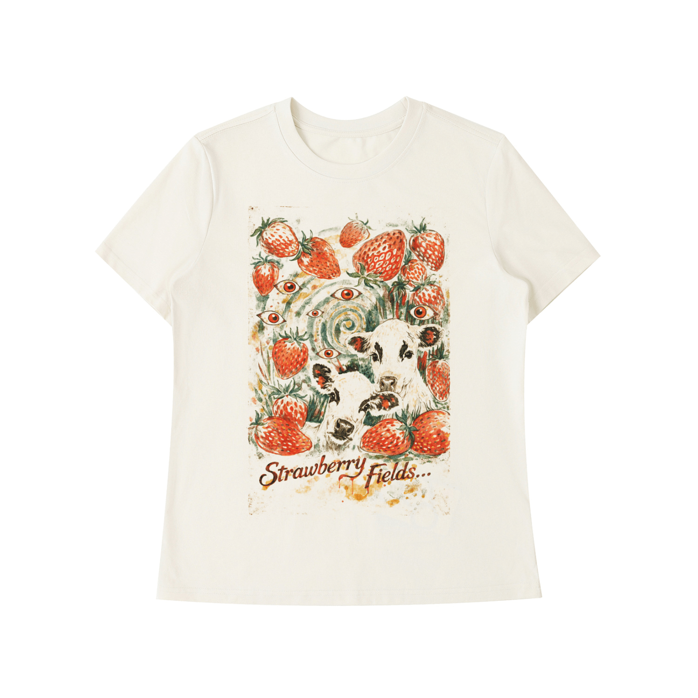 Strawberry Fields Cryptid Tee - KillerspiceKiller SpiceKillerspiceMild Apricot
