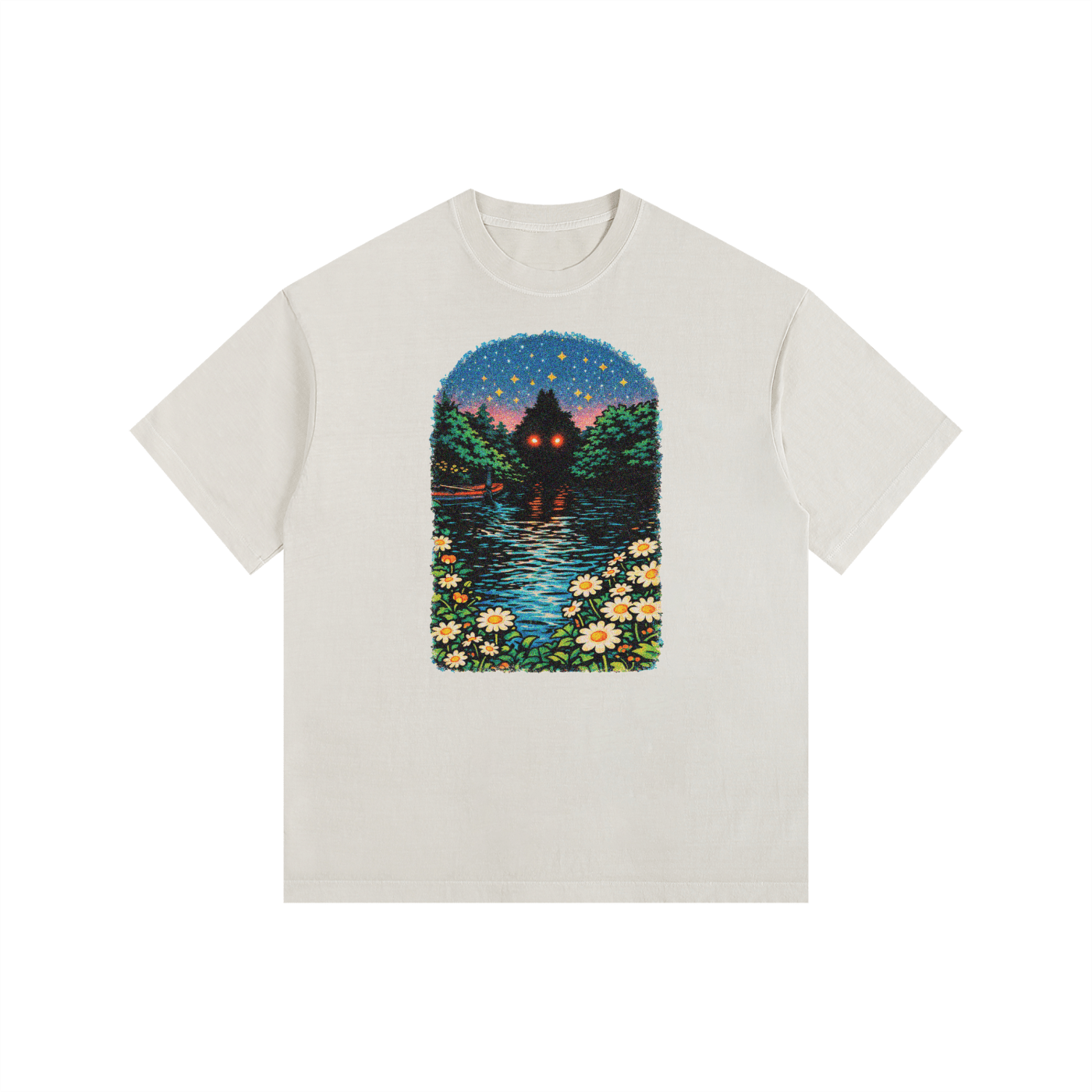 The Creature Collection | Vintage Washed Oversized Cotton T-Shirt Tiny tweak, huge improvement. - KillerspiceKiller SpiceKillerspiceLight Apricot