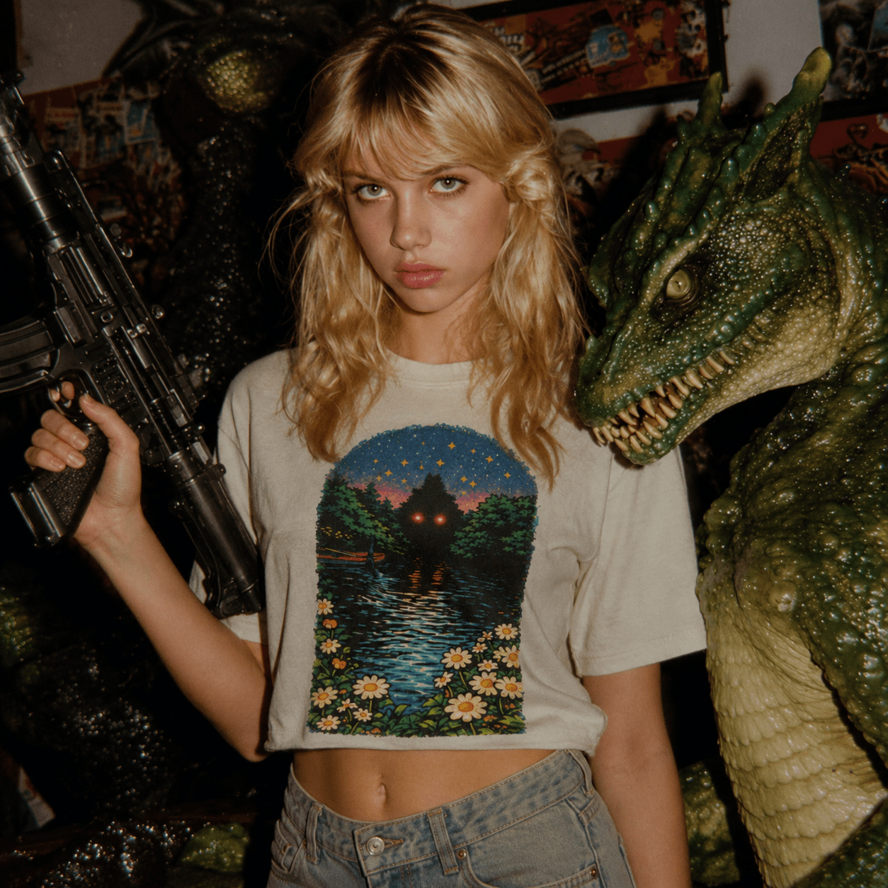 The Creature Collection | Vintage Washed Oversized Cotton T-Shirt Tiny tweak, huge improvement. - KillerspiceKiller SpiceKillerspiceLight Apricot