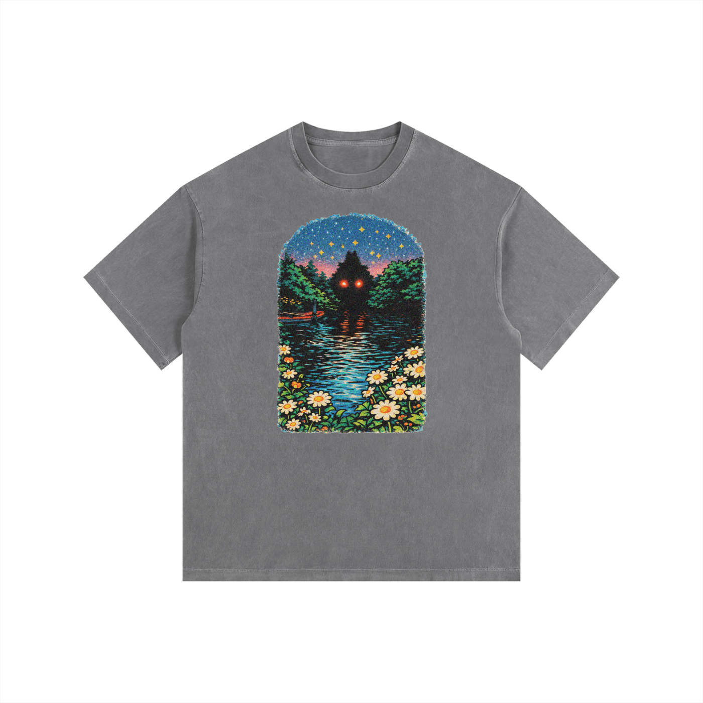 The Creature Collection | Vintage Washed Oversized Cotton T-Shirt Tiny tweak, huge improvement. - KillerspiceKiller SpiceKillerspiceGray