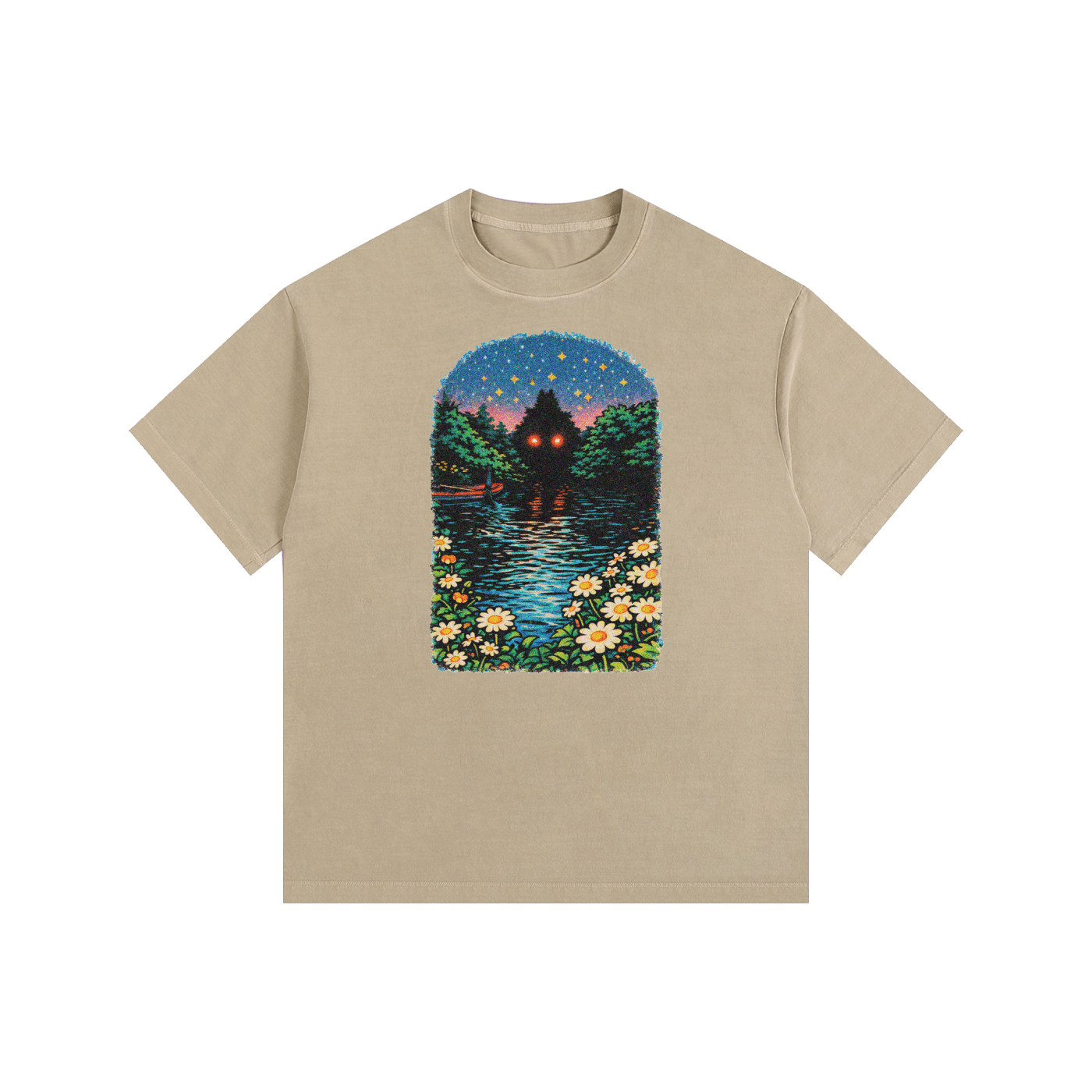 The Creature Collection | Vintage Washed Oversized Cotton T-Shirt Tiny tweak, huge improvement. - KillerspiceKiller SpiceKillerspiceKhaki
