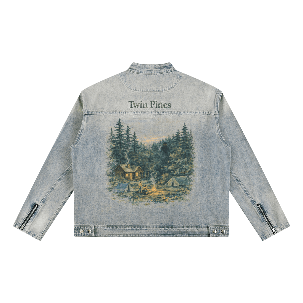 Twin Pines Vintage Wash Denim Jacket - KillerspiceKiller SpiceKillerspice731851018264Blue